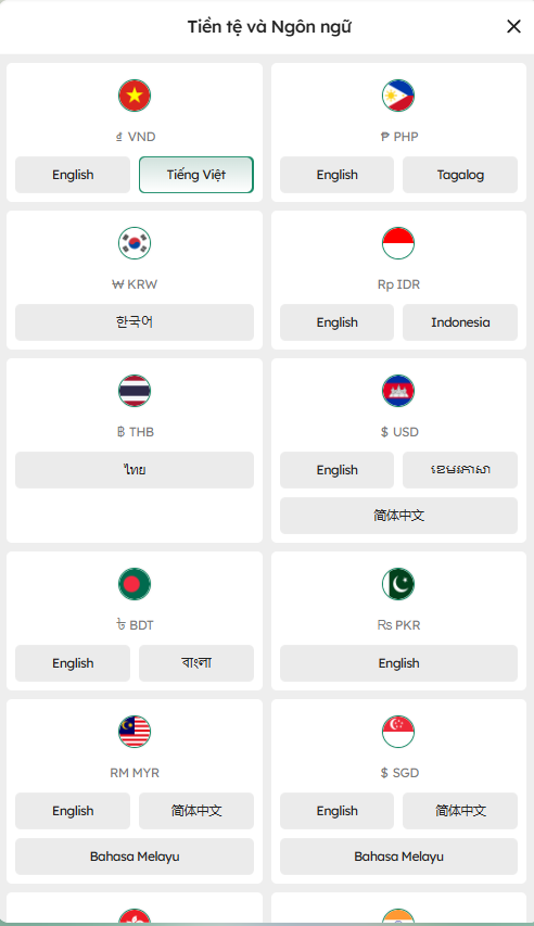 Tầm nhìn E2bet phát triển tại nhiều quốc gia